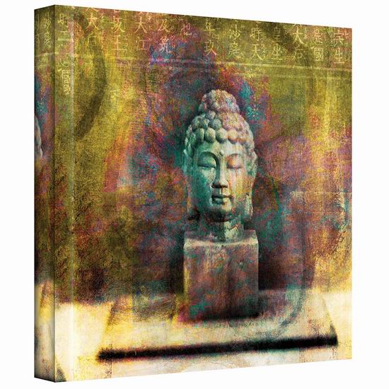  超级白菜！Art Wall 佛像 24x24英寸帆布装饰画1.1折 16.91加元清仓！