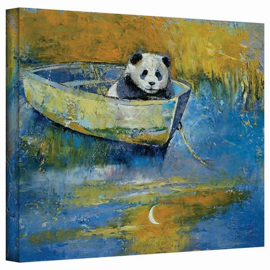  超级白菜！Art Wall 大熊猫水手 24x32英寸帆布装饰画0.4折 15.52加元清仓！