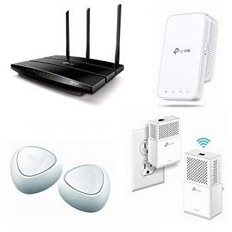  金盒头条：精选 TP-Link、NETGEAR、D-Link 品牌无线路由器、智能多路由Wi-Fi系统、WiFi信号延伸器、电力猫、智能漏水探测器、交换机5.3折起！