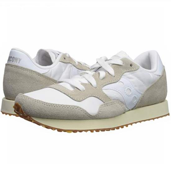  白菜价！Saucony DXN Trainer 女式复古运动鞋（7码）2.2折 24.32-26.26加元清仓！2色可选！