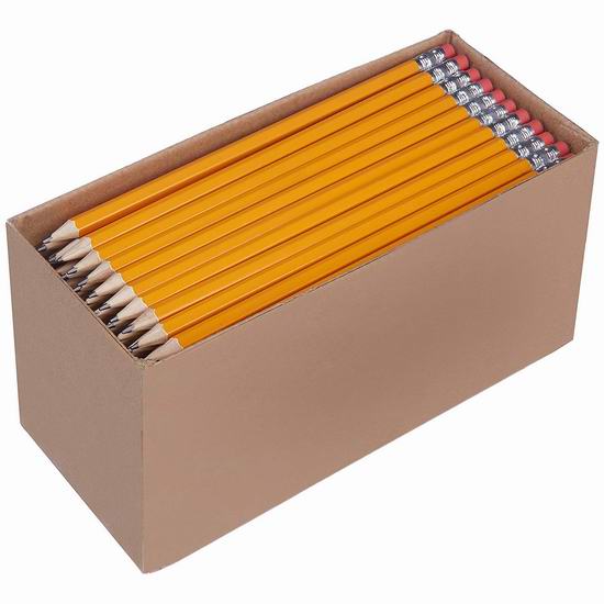  销量冠军！AmazonBasics #2 HB 预削铅笔150支装 11.95加元！