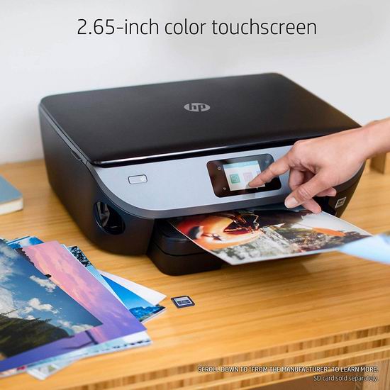  历史新低！HP 惠普 Envy Photo 7155 无线多功能一体式彩色喷墨打印机 74.99加元包邮！