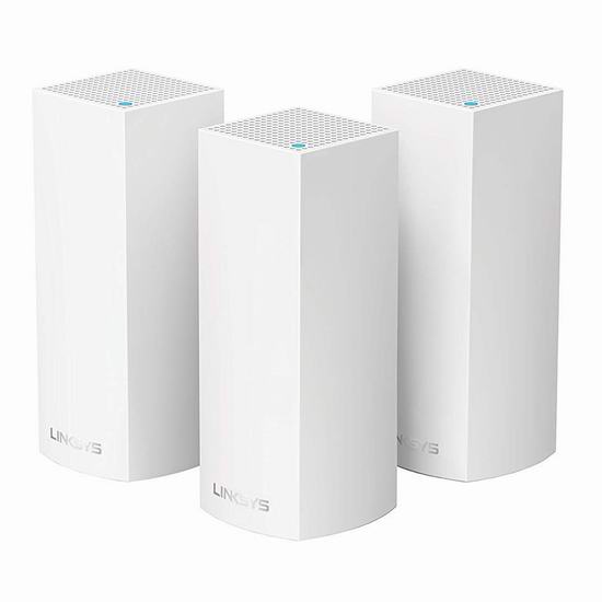  历史新低！Linksys Velop AC6600 三频智能网格WiFi系统3件套 349.99加元包邮！