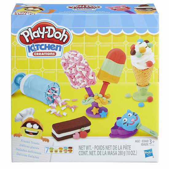  Play-Doh 培乐多 E0042 Kitchen Creations 冰淇淋 橡皮彩泥套装5.5折 9.98加元！