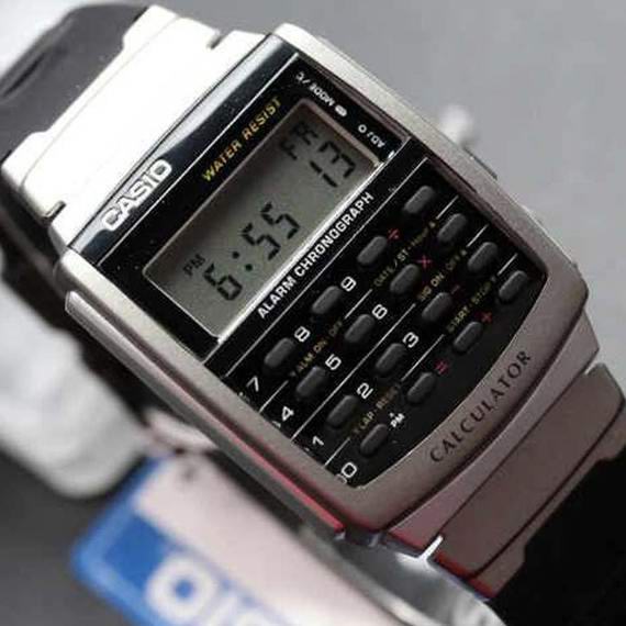  Casio 卡西欧 CA56-1 Databank 经典计算器 复古电子表4.5折 15.74加元！