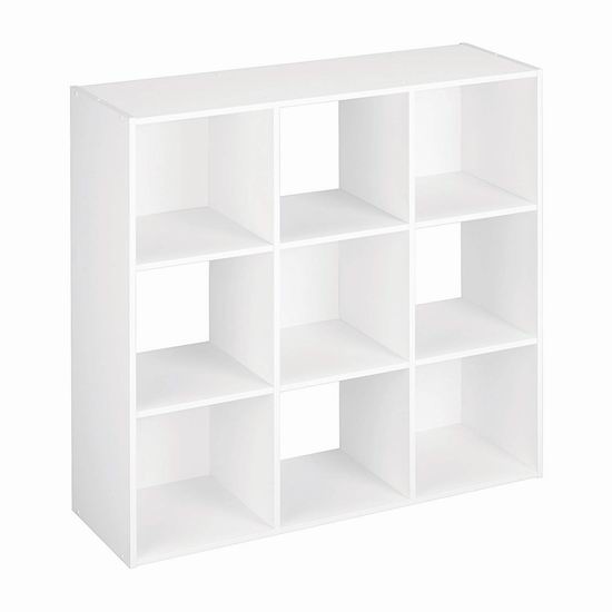  白菜速抢！ClosetMaid 421 Cubeicals 白色 9格收纳柜 40加元清仓并包邮！