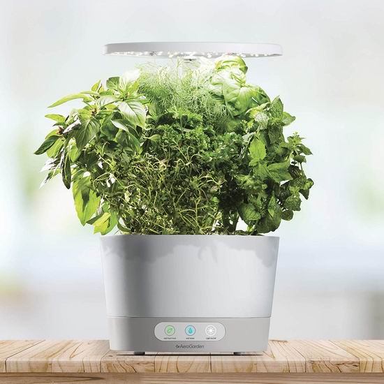  金盒头条：历史新低！AeroGarden Harvest 360 室内小花园套装4.2折 84加元包邮！送种子！