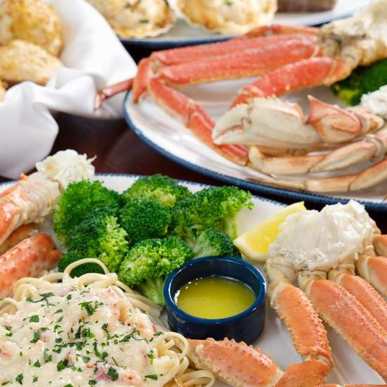  Red Lobster 红龙虾海鲜餐厅 双人就餐，立省5加元！