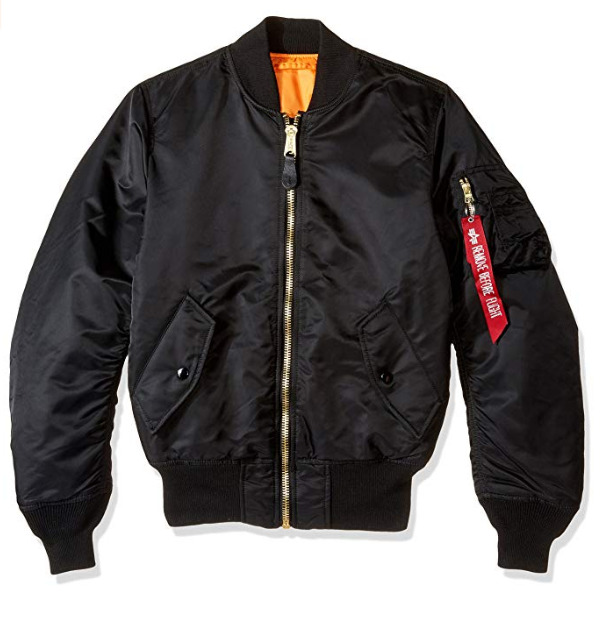  Alpha Industries Ma-1 男士双面夹克 77.58加元（XXS），原价 170.53加元，包邮