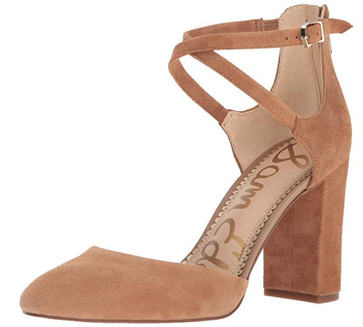  Sam Edelman Simmons粗跟凉鞋 48.1加元（8码），原价 160加元，包邮