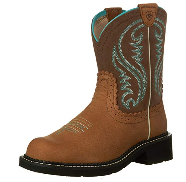  ARIAT Fatbaby Heritage 女士复古美式马靴 55.34加元（6.5码），原价 120.64加元，包邮