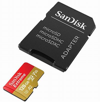  史低价！SanDisk 闪迪 128GB Extreme microSDXC 储存卡 27.99加元，原价 43.99加元，包邮