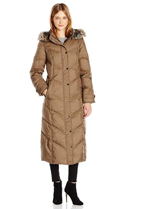  London Fog Long Mitred 女士长款防寒服 73.99加元（s），原价 194.99加元，包邮