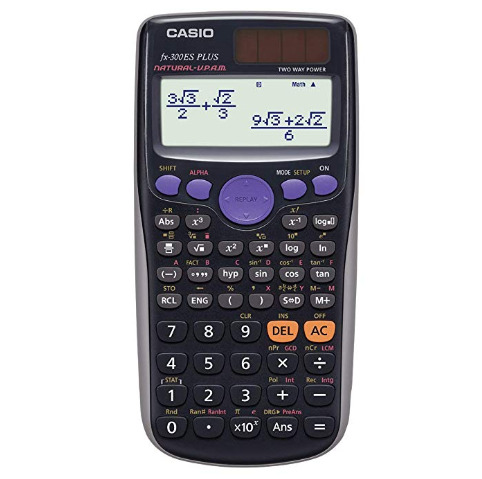  Casio FX300ES Plus-BU 太阳能 工程/科学计算器 17.99加元！