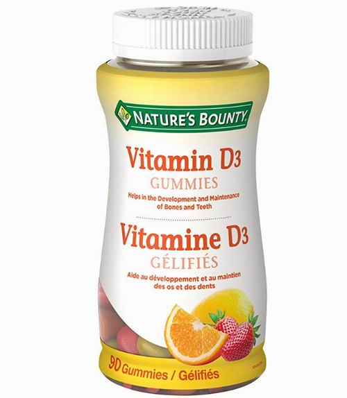  Nature's Bounty 水果味 维生素D3软糖 5.87加元，原价 9.37加元