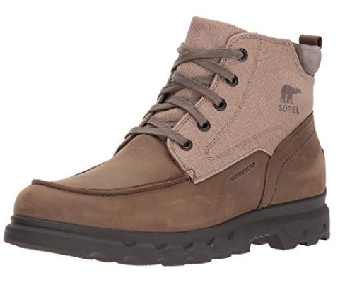  Sorel Portzman Moc Toe 男士短靴 43.81加元（7码），原价 112.23加元，包邮