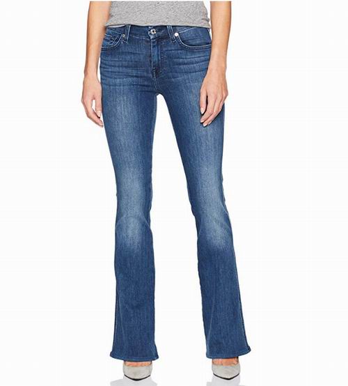  7 For All Mankind 显腿长喇叭牛仔裤 62.44加元（27），原价 218.04加元，包邮