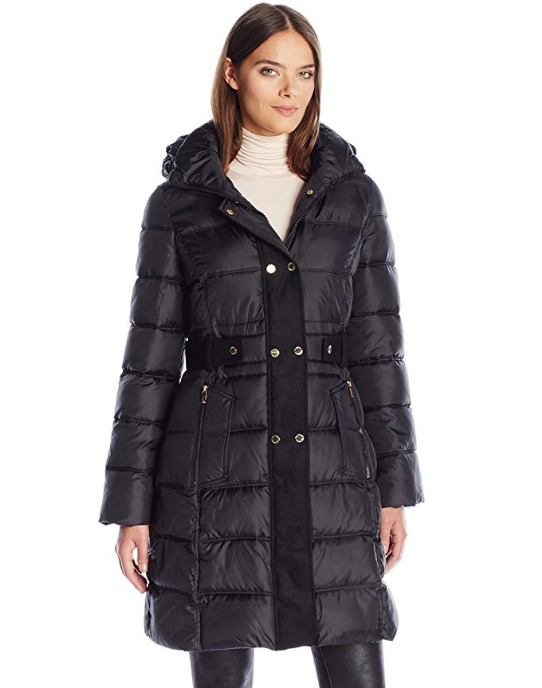  Via Spiga Fiited 女士防寒服 56.72加元（xs），原价 153.87加元，包邮
