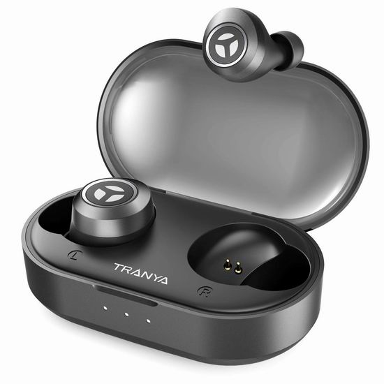  金盒头条：Tranya T2 蓝牙5.0 重低音 真无线耳塞 63.99加元包邮！