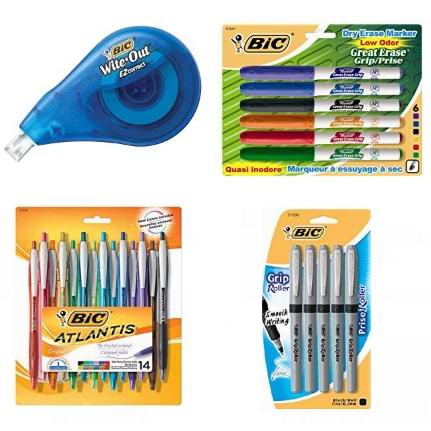 金盒头条：精选 BIC 马克笔、签字笔、原子笔、干擦笔、修正带等4.7折起！低至1.93加元！
