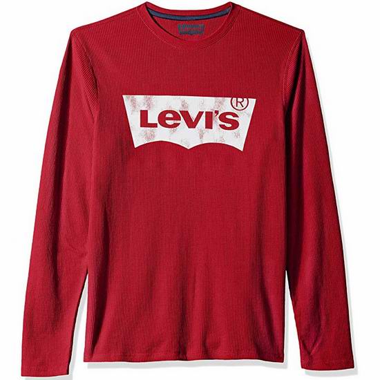  Levi's 李维斯 Covington2 Logo 纯棉长袖T恤 12.48加元起！15色可选！