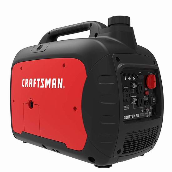  Craftsman C0010030 2000瓦/2500瓦 便携式发电机 656.1-722.94加元包邮！