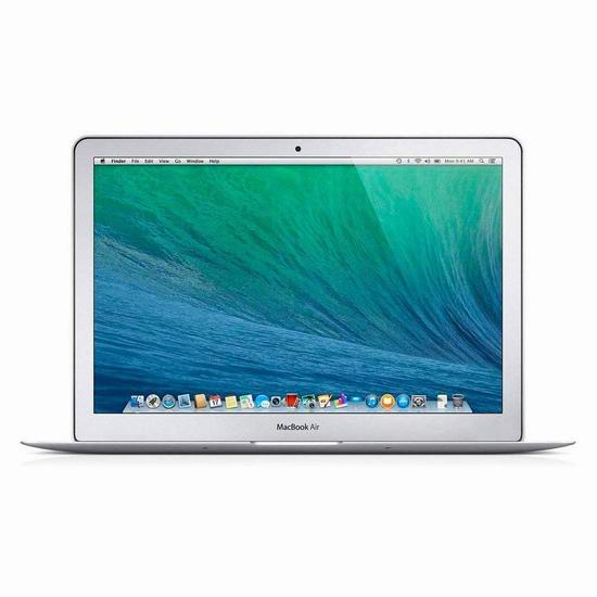  历史最低价！翻新 Apple 苹果 MacBook Air MD711LL/A 11.6英寸超薄笔记本电脑（4GB/128GB SSD） 499.99加元包邮！