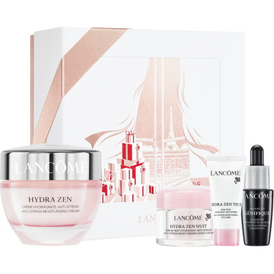  Lancôme 兰蔻Hydra Zen 水份缘舒缓系列+小黑瓶节日限量版套装 81加元（价值 151加元）+满送价值179加元7件套大礼包+价值42加元白莲花轻盈洁肤水！