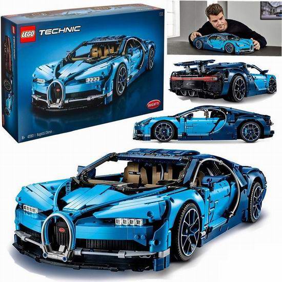  历史新低！LEGO 乐高 42083 Bugatti Chiron 豪华超级跑车（3599pcs）8折 319.99加元包邮！