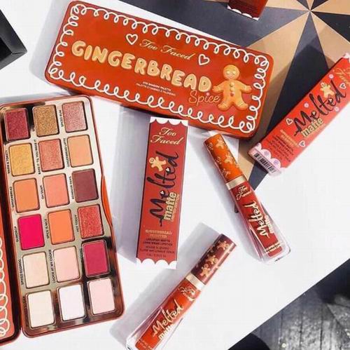 Too Faced 全场彩妆 8折， 姜饼人系列唇釉、眼影盘也打折
