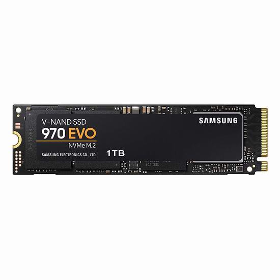  历史新低！Samsung 三星 970 EVO M.2 NVMe 1TB SSD固态硬盘 159.99加元包邮！
