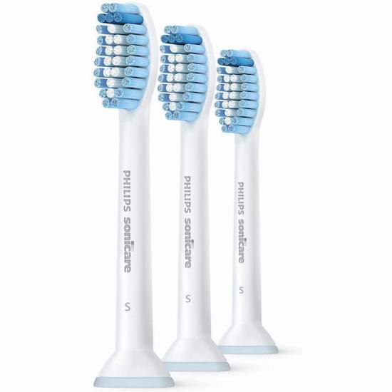  精选多款 Philips 飞利浦 Sonicare 可替换刷头超值装6.8折起+额外9.5折！