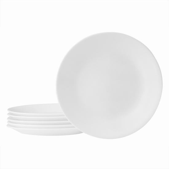  Corelle 康宁 Livingware 6.75英寸白色餐盘6件套5折 14.94加元！