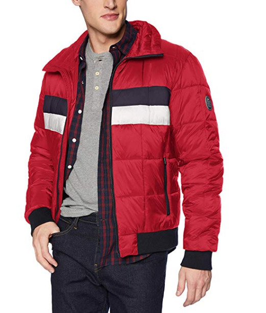  Tommy Hilfiger Quilted Bomber男士仿羽绒服 50.84加元起（3色可选），原价 219.97加元，包邮