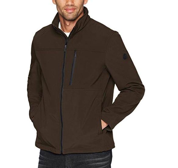  Calvin Klein Soft Shell 男士夹克 52.42加元（S码），原价 90.97加元，包邮