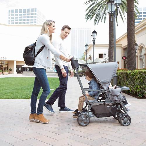  Joovy Caboose Graphite 超轻量级双人婴儿推车4.1折 200加元包邮！