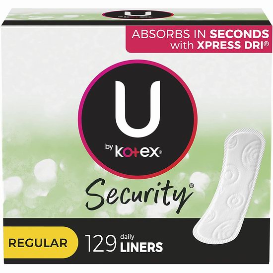  U by Kotex 高洁丝 日用卫生垫129片装7.1折 5.69加元！