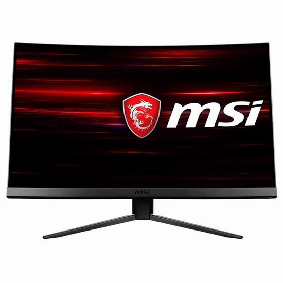  历史新低！MSI 1ms 144Hz 全高清曲面游戏显示器 219.99加元包邮！