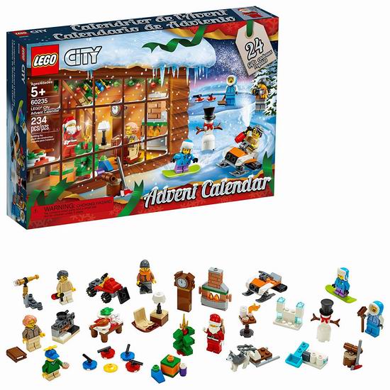  金盒头条：历史新低！新品 LEGO 乐高 60235 城市组 圣诞倒数日历（234pcs）6折 23.98加元！