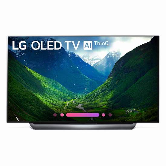  历史新低！LG OLED65C8PUA 65英寸 4K超高清 OLED 超轻薄智能电视4.8折 2399.99加元限量特卖并包邮！