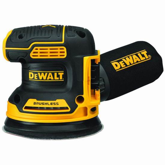  翻新神器 DEWALT 得伟 DCW210B 20V MAX 无绳 无刷电磨砂光机6折 107.99加元包邮！带集尘袋，不含电池！HomeDepot同款179加元！