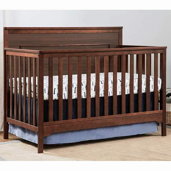  历史新低！Carter's by DaVinci Dakota 四合一成长型 实木婴儿床5.5折 189.34加元包邮！