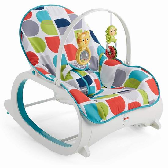  历史最低价！Fisher-Price 费雪 Infant-to-Toddler 婴幼儿震动安抚摇椅 44.88加元包邮！2色可选！