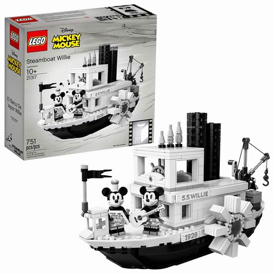  闪购！历史新低！新品 LEGO 乐高 21317 创意百变 汽船威利号（751pcs）7折  83.99加元包邮！