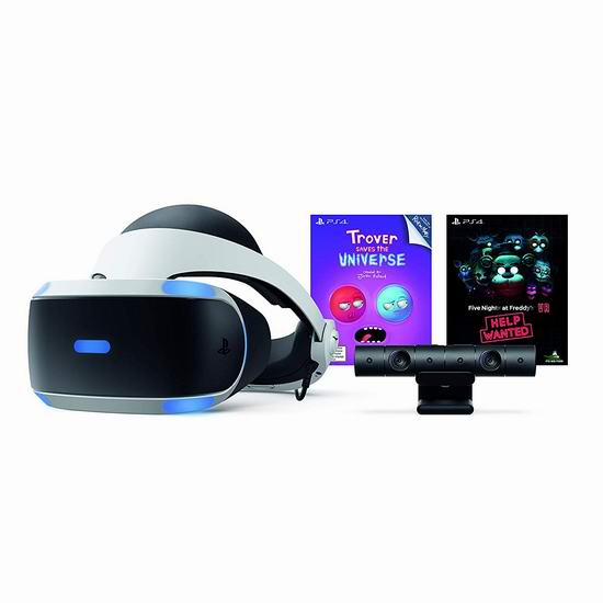  历史新低！PlayStation VR头显 + PS4体感摄像头 + 2x游戏 超值套装 279.99加元包邮！