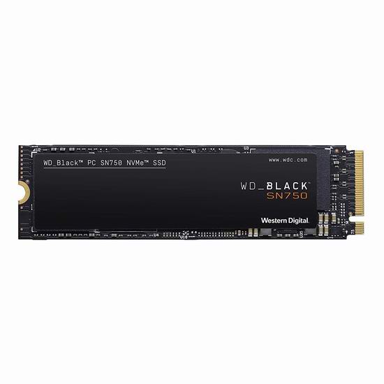  历史新低！WD 西数 SN750 NVMe 500GB 固态硬盘 69.99加元包邮！