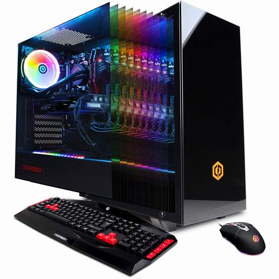  金盒头条：CYBERPOWERPC Gamer Master GMA1394A 游戏台式机（AMD Ryzen 7 2700, 16GB, NVIDIA GeForce GTX 1070 8GB, 240GB SSD, 2TB） 1549.99加元包邮！