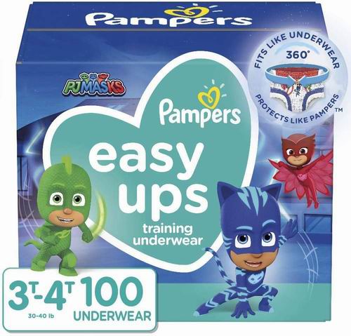  Pampers Easy Ups男宝宝如厕训练裤 100装 28.48加元（会员价 23.98加元），原价 34.56加元