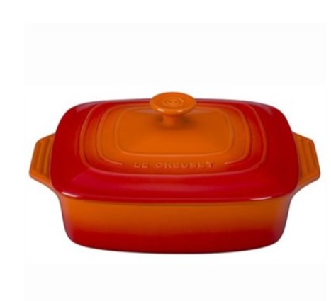  Le Creuset 2.6L 法国珐琅带盖方形砂锅 72加元，the bay同款价 175加元，包邮