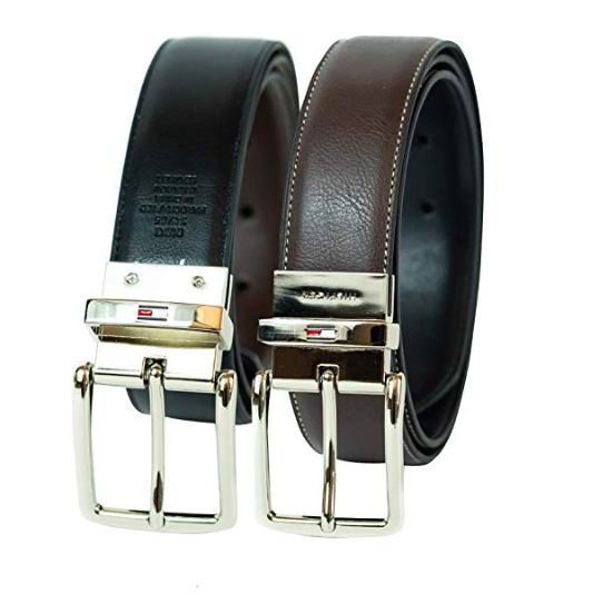  Tommy Hilfiger 1.3英寸双面皮带  19.39加元，原价 34.78加元